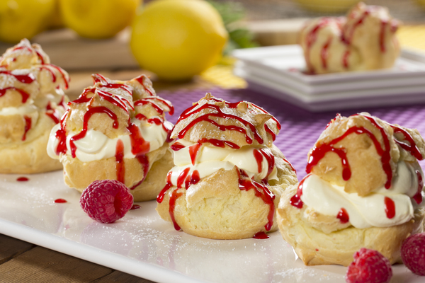 Lemony Cream Puffs Lemony Cream Puffs
