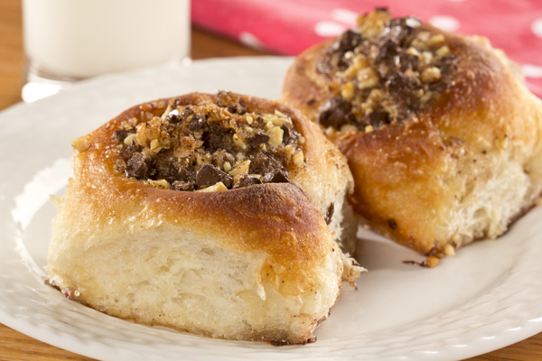 Chocolate Nut Cinnamon Buns Chocolate Nut Cinnamon Buns