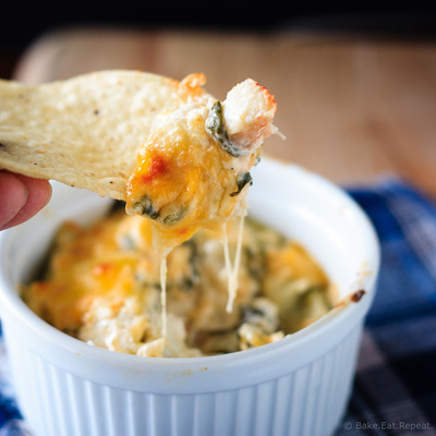 Hot Crab, Spinach and Artichoke Dip