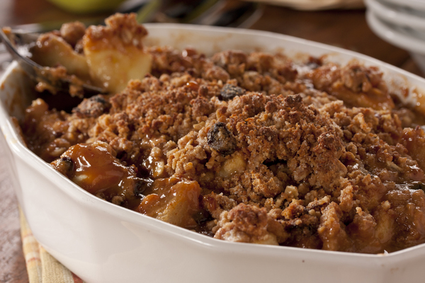 Caramel Apple Crisp
