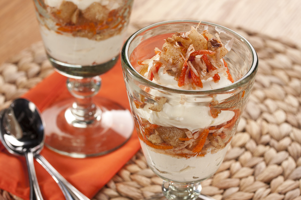 Carrot Cake Cheesecake Parfaits