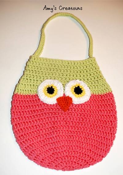 Adorable Crochet Owl Bag