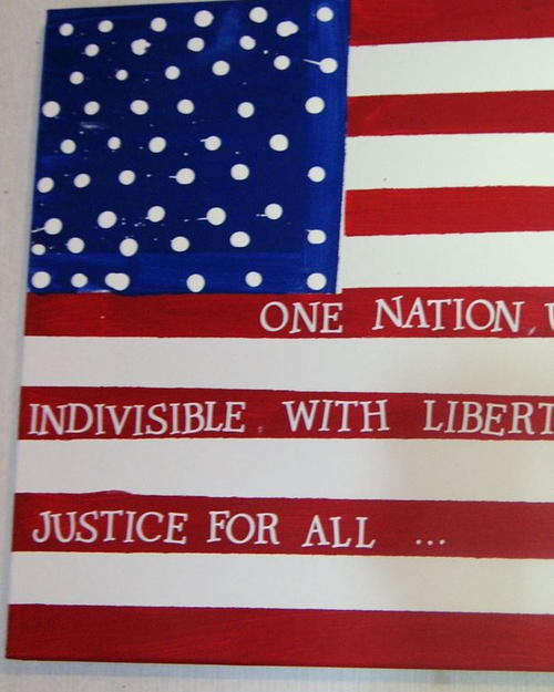 Canvas Flag DIY Canvas Flag DIY