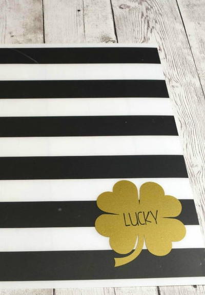 Lucky St Patrick's Day Placemat Lucky St Patricks Day Placemat