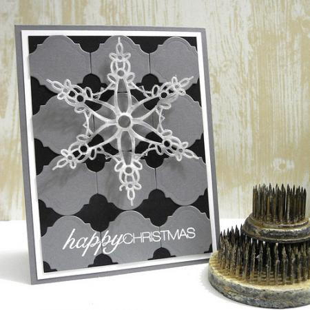 Beautiful Graphic DIY Christmas Card Beautiful Graphic DIY Christmas Card