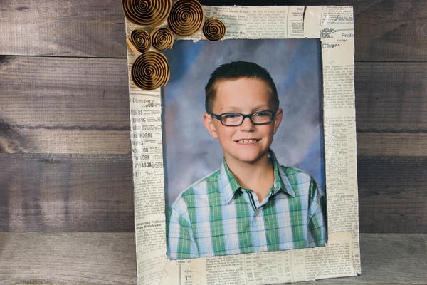 Sweet Decoupage Picture Frame