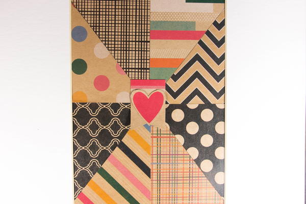 Quilted Paper DIY Wall Art