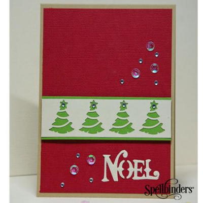 Festive Noel DIY Christmas Card