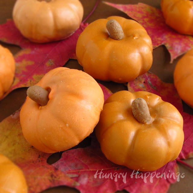 Chocolate Caramel Filled Pumpkins Chocolate Caramel Filled Pumpkins