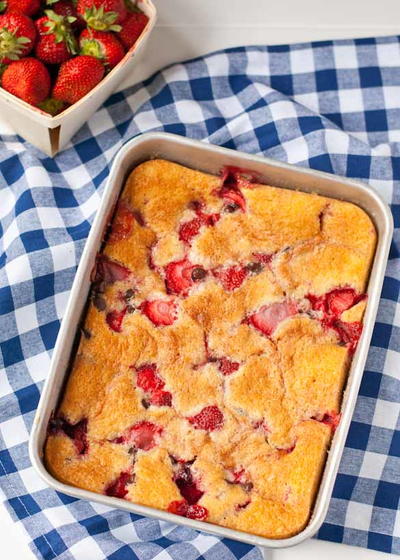 Strawberry Chocolate Chip Cobbler Strawberry Chocolate Chip Cobbler