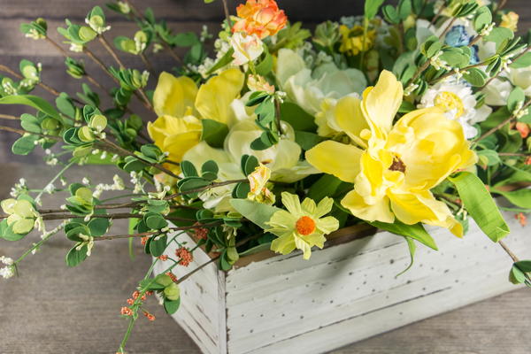 Floral DIY Wedding Centerpieces