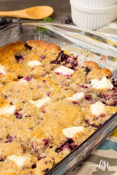 Blueberry Cream Cheese Dump Cake Blueberry Cream Cheese Dump Cake