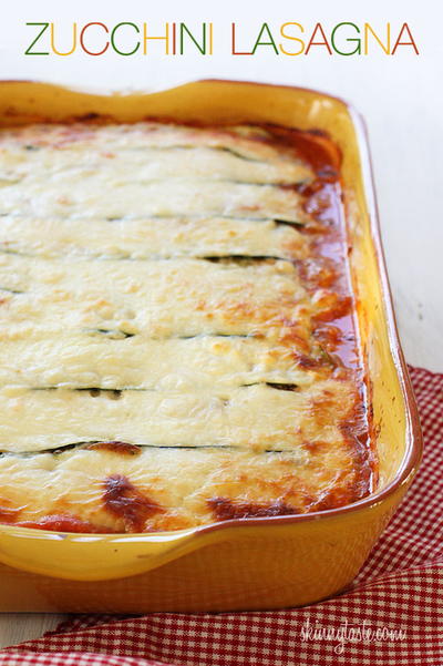 Beefy Zucchini Lasagna Beefy Zucchini Lasagna