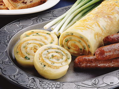 Cheddar 'n' Egg Pinwheels