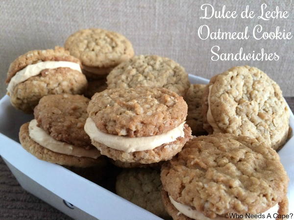 Dulce de Leche Oatmeal Cookies Dulce de Leche Oatmeal Cookie Sandwiches