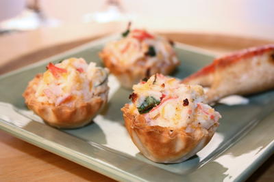 Cheesy Crab Cups