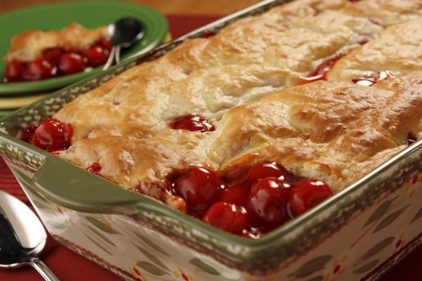 Cherry Nut Cobbler