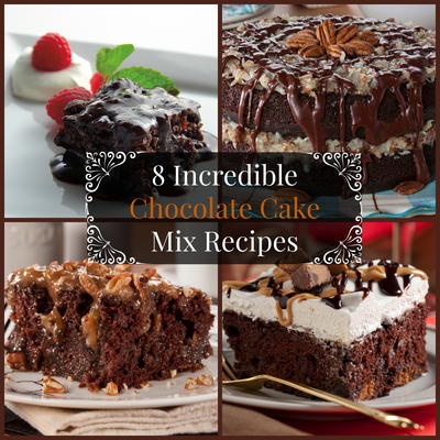 8 Incredible Chocolate Cake Mix Recipes