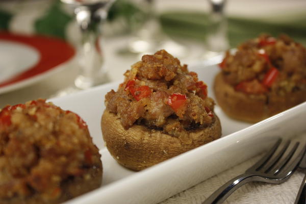 Sausage Stuffed Mushrooms