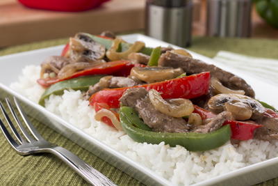 Smothered Beef and Peppers