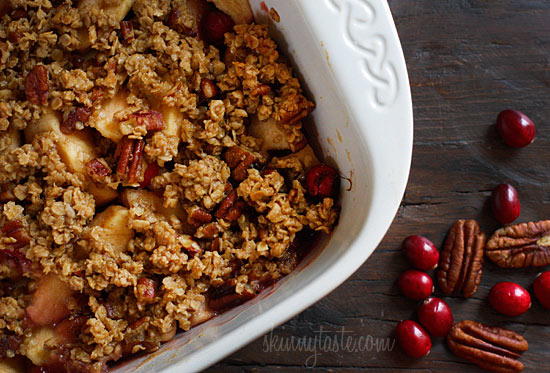 Lighter Apple Cranberry Crumble Lighter Apple Cranberry Crumble