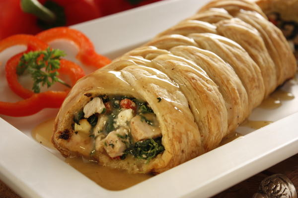 Chicken Feta Braid