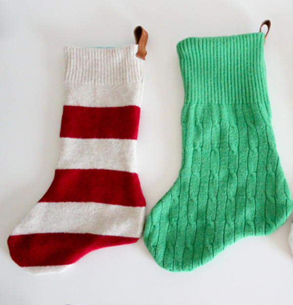 Spiffy Sweater DIY Stocking Spiffy Sweater DIY Stockings