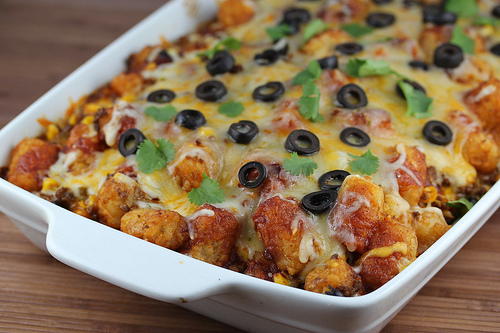 Taco Tater Tot Bake Recipe Taco Tater Tot Bake Recipe