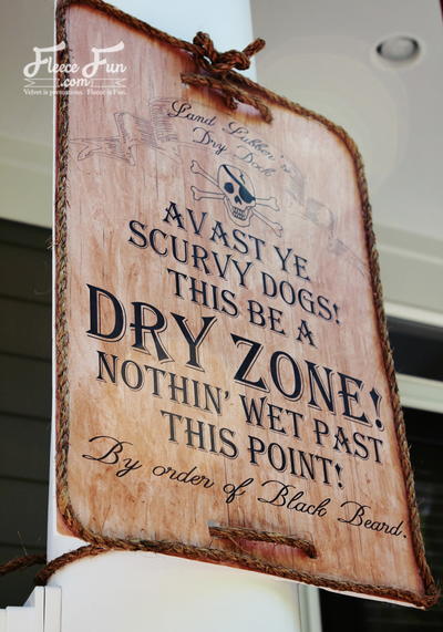 Printable Pirate Party Sign Printable Pirate Party Sign