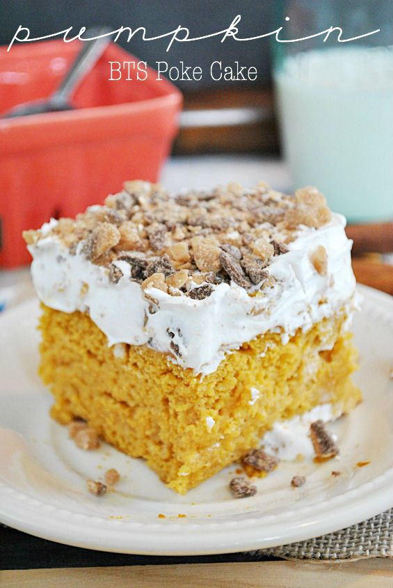 Pumpkin Poke Cake Pumpkin Poke Cake