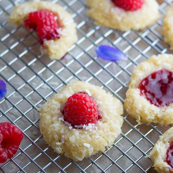 Raspberry Coconut Cookies Raspberry Coconut Cookies