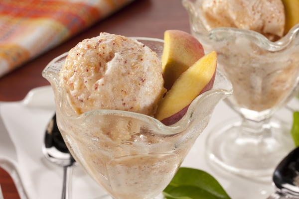 Peachy Homemade Sherbet EDR Peachy Homemade Sherbet