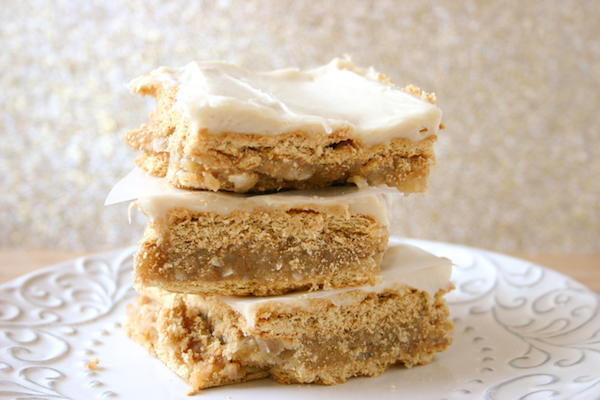 No-Bake Coconut Graham Cracker Cookie Bars