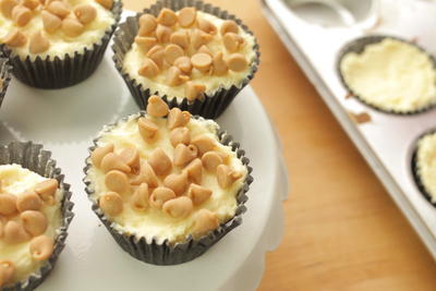 Mini Cheesecakes with Reese's Peanut Butter Cups