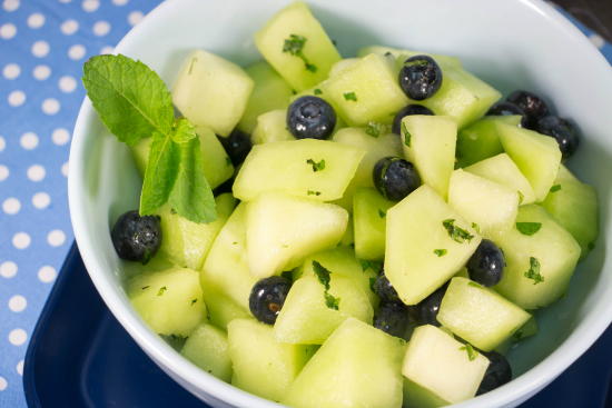 Honeydew Blueberry Summer Salad Honeydew Blueberry Summer Salad
