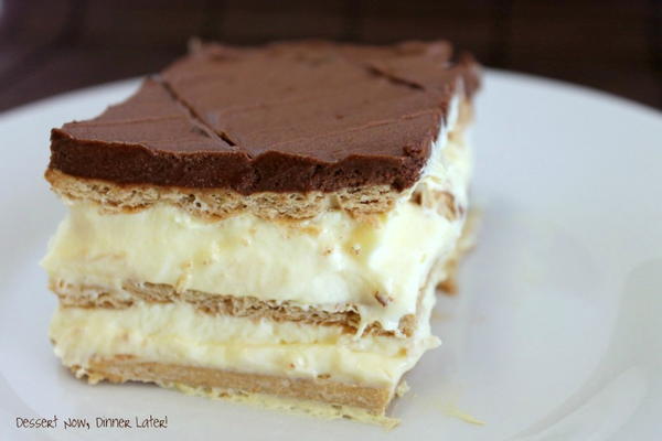 Lazy Cook's Eclair Icebox Cake Lazy Cooks Eclair Icebox Cake