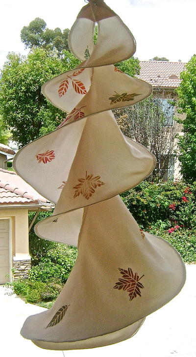 Twirling Leaves Fabric Decor