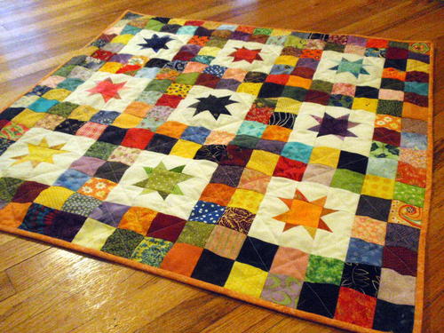 Starry Skies Baby Quilt Starry Skies Baby Quilt