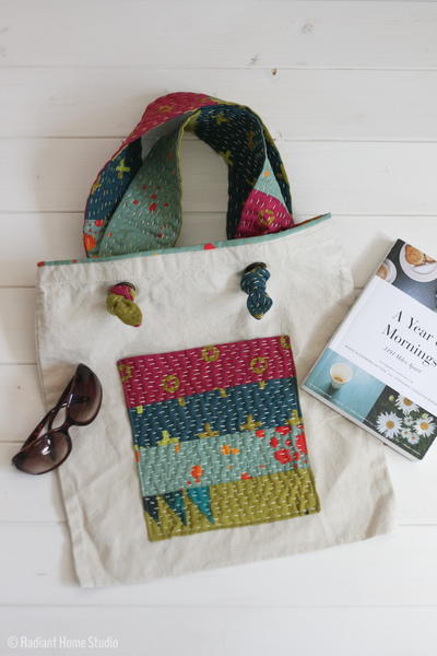 Kantha Inspired Tote Bag Tutorial