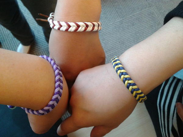 Colorful Waxed Cord DIY Bracelet Colorful Waxed Cord DIY Bracelet