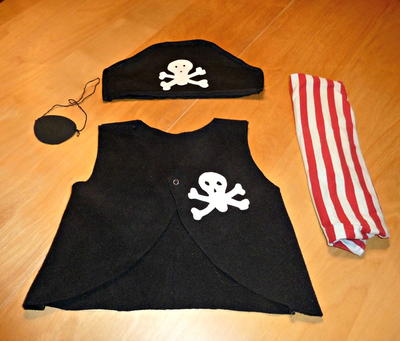 Pirate Last-Minute Halloween Costume