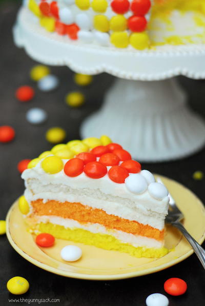 Candy Corn Layer Cake Candy Corn Layer Cake
