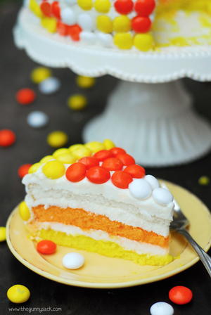 Candy Corn Layer Cake