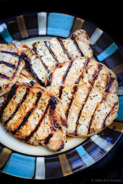 Honey Lime Grilled Pork Chops