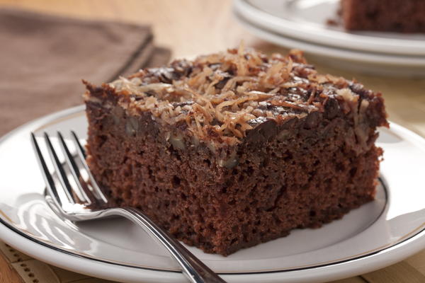 Cocoa-Nut Upside-Down Cake