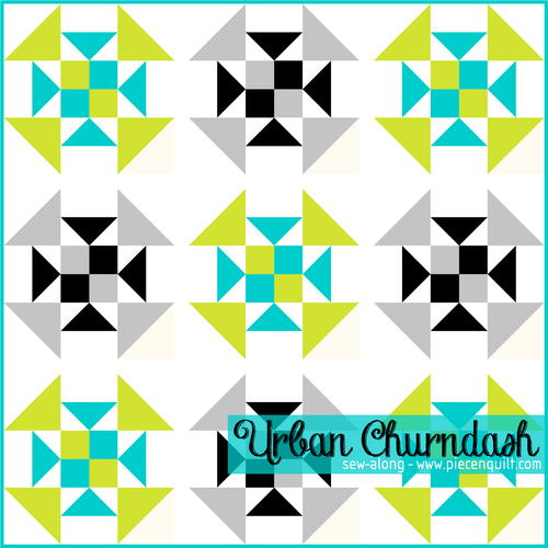 Urban Churndash Block Quilt Urban Churndash Block