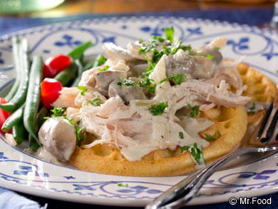 Country Chicken and Waffles Country Chicken and Waffles