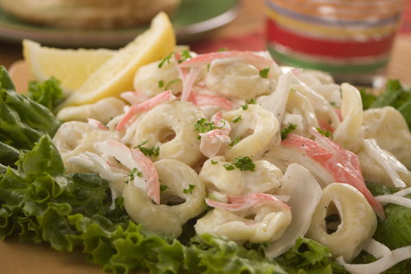 Crab Tortellini Salad Crab Tortellini Salad