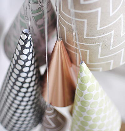 Easy DIY Paper Cone Lantern