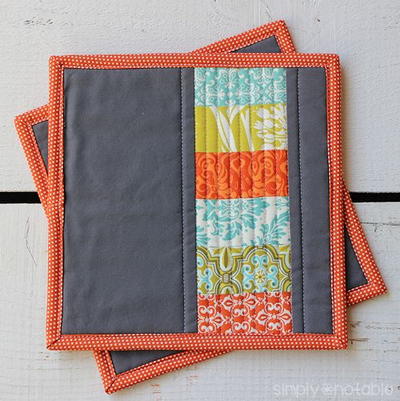 Modern Quilted Potholder